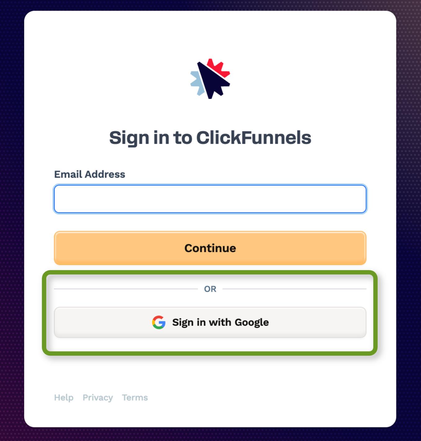 Google SSO CF